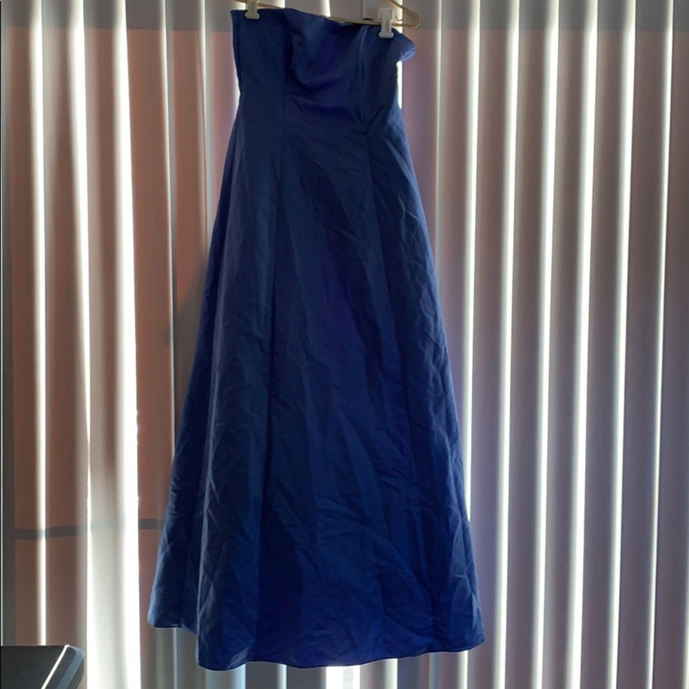 Strapless prom dress